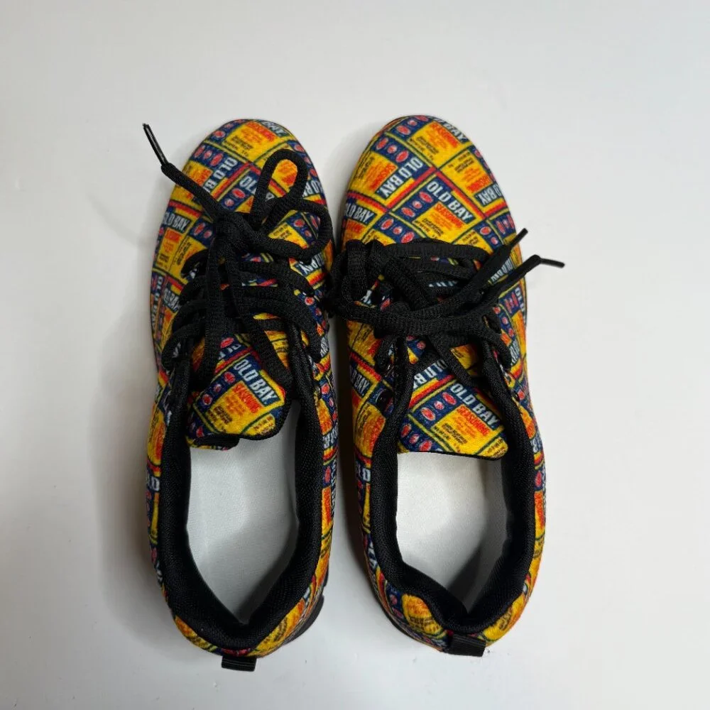 Custom Old Bay Athletic Sneakers - Picture 4 of 4